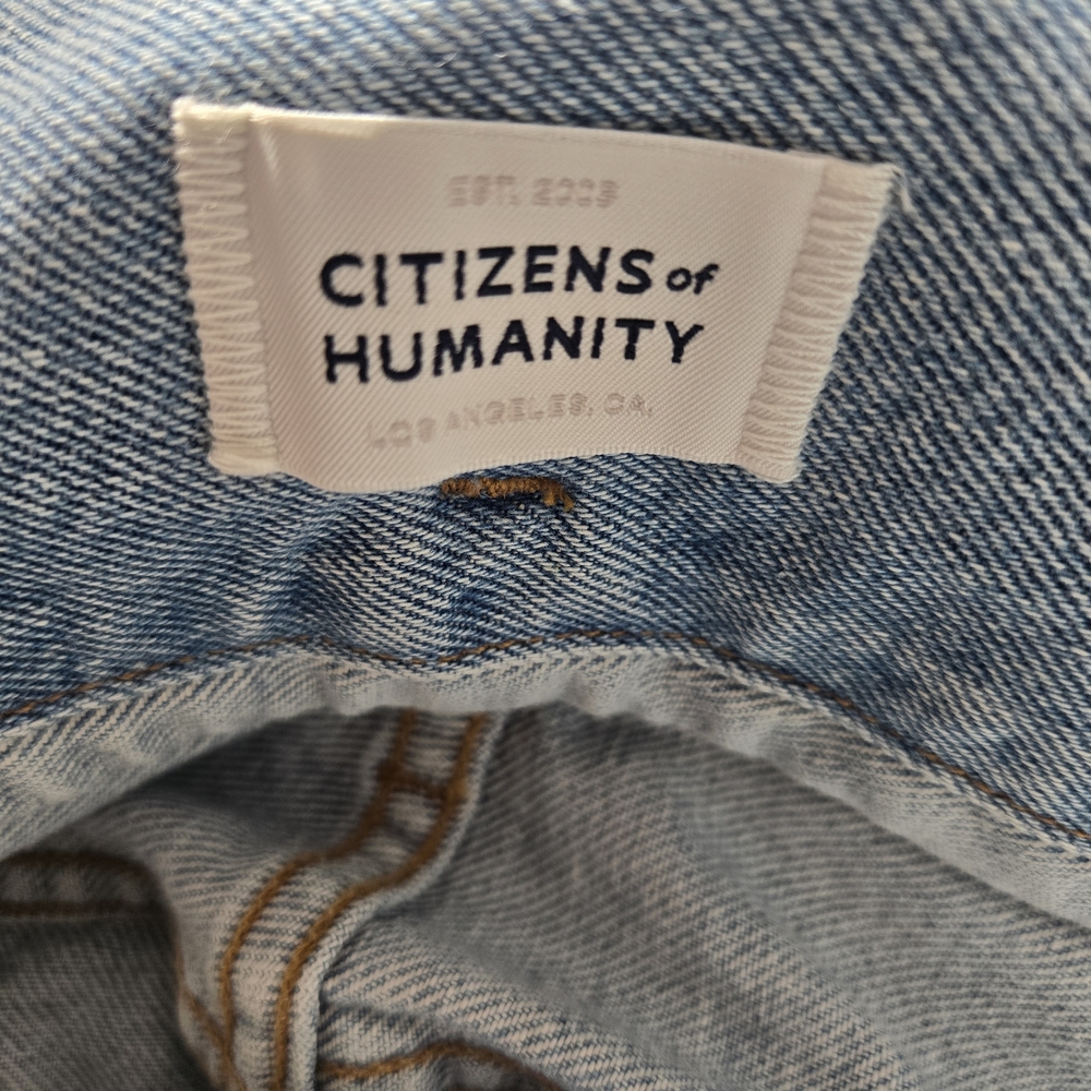 Citizens Of Humanity Wide Leg Pleated Jeans - Picture 4 of 5